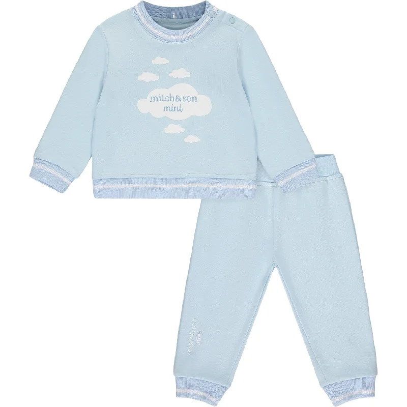 MITCH & SON - Mini Maverick  Cloud Tracksuit - Sky Blue