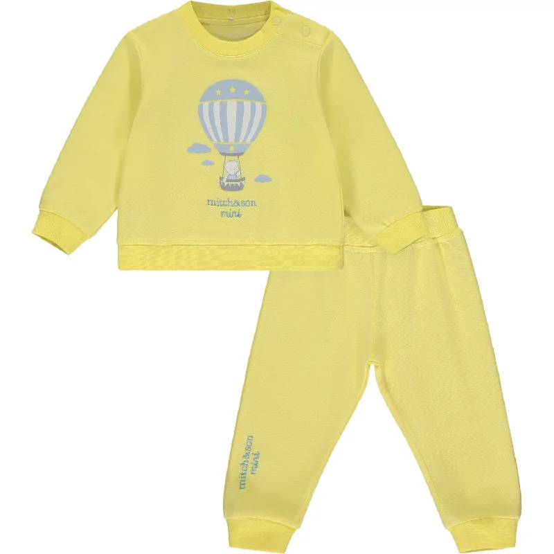 MITCH & SON - Mini Maxwell Tracksuit - Lemon Cake